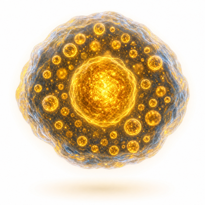 Cellula con riserve di creatina piene